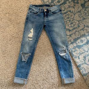 BLANK NYC Destructed Skinny Jeans 60M-7001 Sz 24